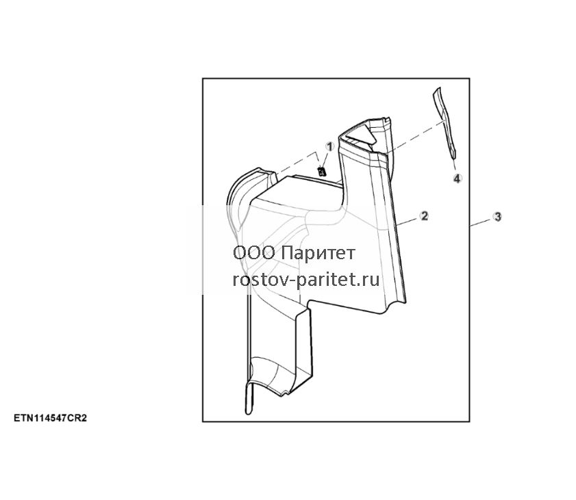 Задняя панель кабины, с ручным тормозом - ST831368 301.jpg